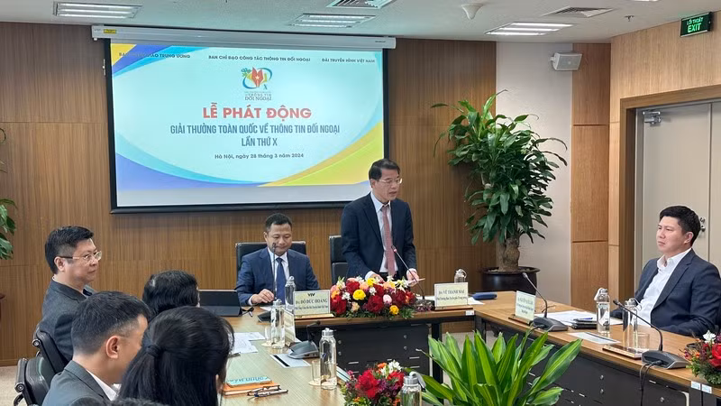 Phó Trưởng Ban Tuyên giáo Trung ương Vũ Thanh Mai phát biểu.