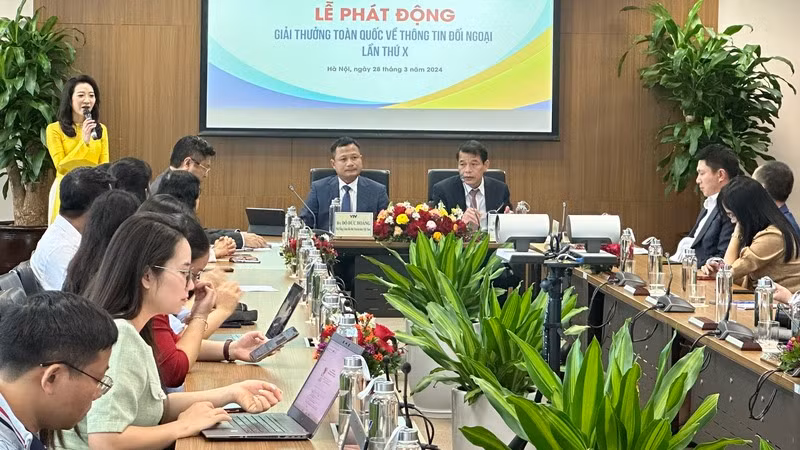 Lễ phát động Giải thưởng toàn quốc về thông tin đối ngoại lần thứ X.