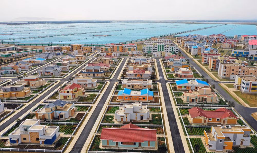 Nông trang xanh Ryonpho của Triều Tiên.