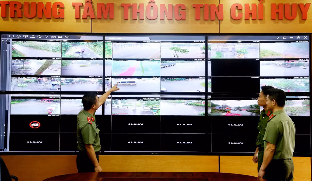 Toàn bộ các khu vực tại Khu di tích lịch sử Đền Hùng được giám sát chặt chẽ qua hệ thống camera an ninh.