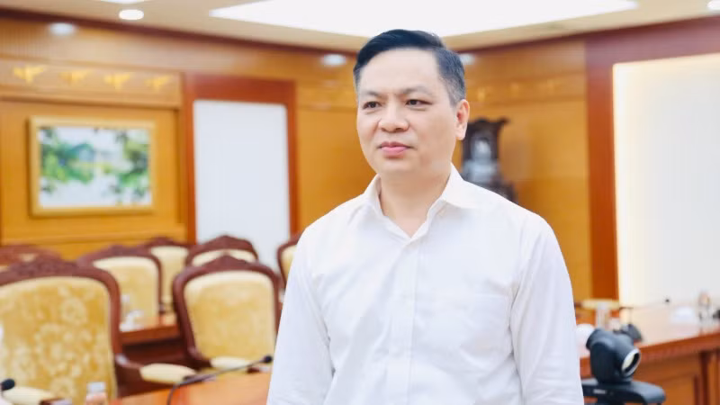 Ông Nguyễn Thành Hưng, Phó Cục trưởng Cục Quản lý giám sát chính sách thuế, phí và lệ phí (Bộ Tài chính). (Ảnh: MINH PHƯƠNG) 