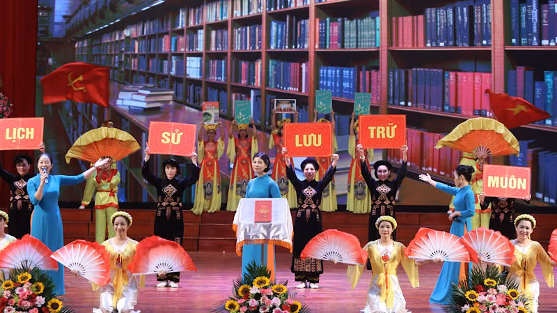 Một tiết mục tham gia tại hội thi.