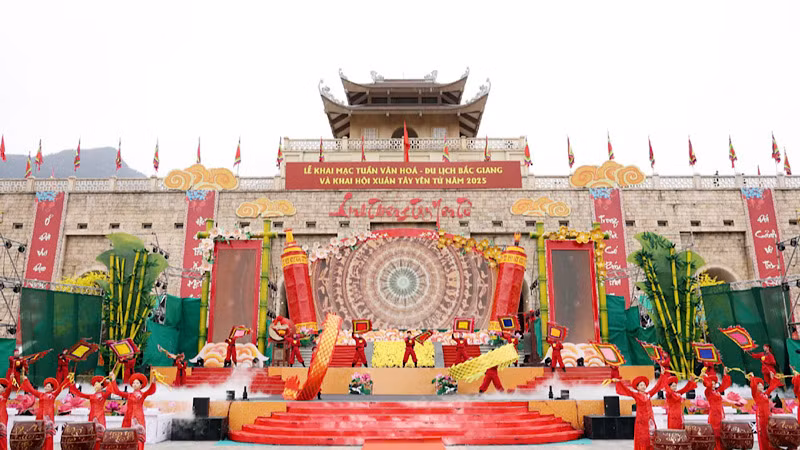 Lễ khai mạc Tuần văn hóa-Du lịch Bắc Giang 2025.