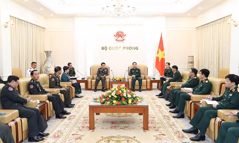 Quang cảnh buổi tiếp.