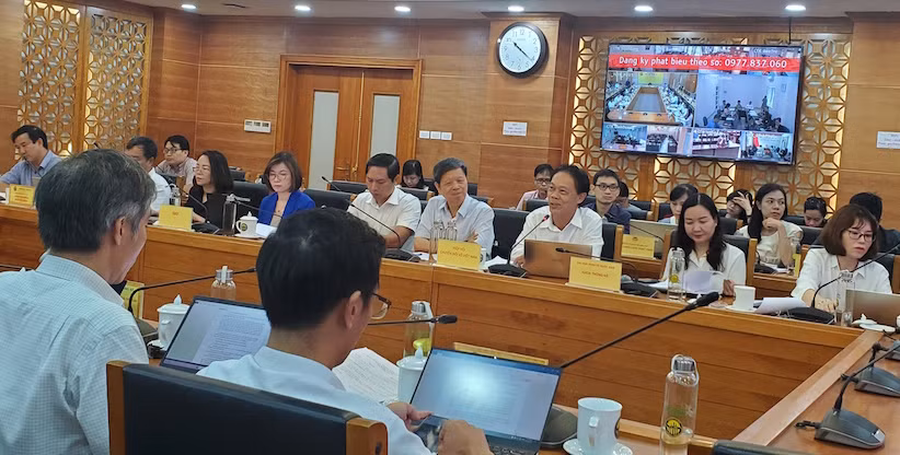 Quang cảnh hội thảo Đề xuất phương án đo lường quy mô kinh tế số ở Việt Nam.