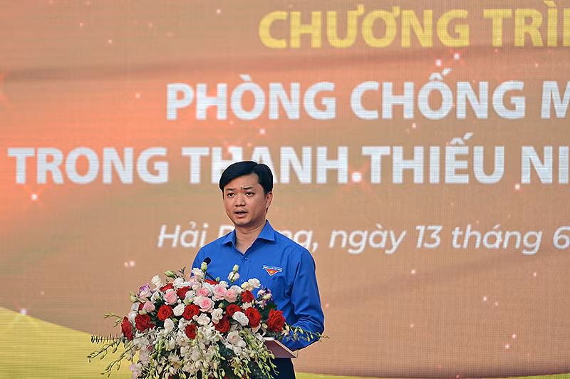 Đồng chí Nguyễn Minh Triết phát biểu tại chương trình.