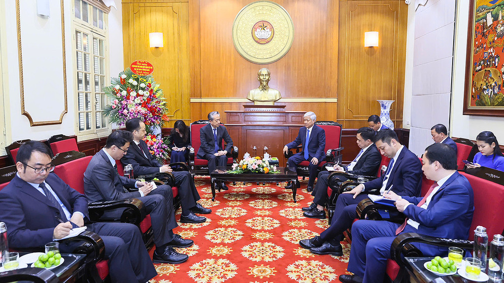 Toàn cảnh buổi tiếp.