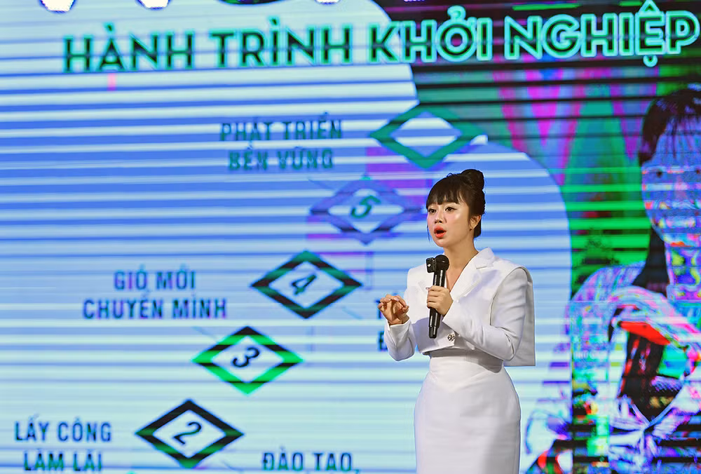 Bà chủ thương hiệu Trường Foods - thương hiệu với sản lượng hằng năm đạt con số 2,5 triệu sản phẩm.