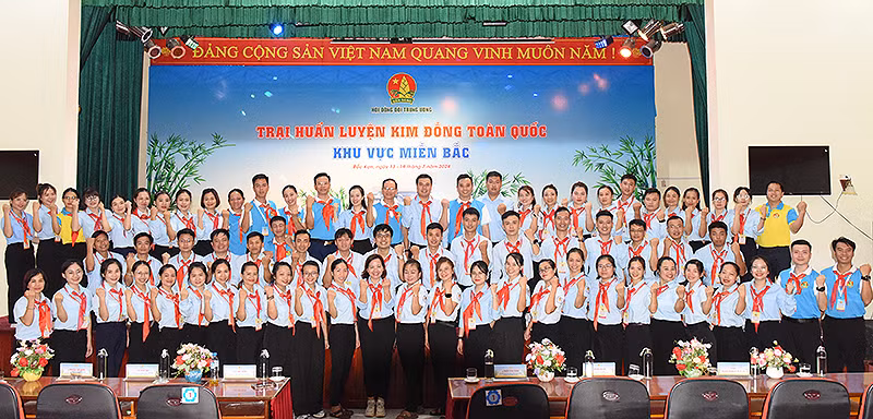 Các trại sinh tại Trại Huấn luyện.