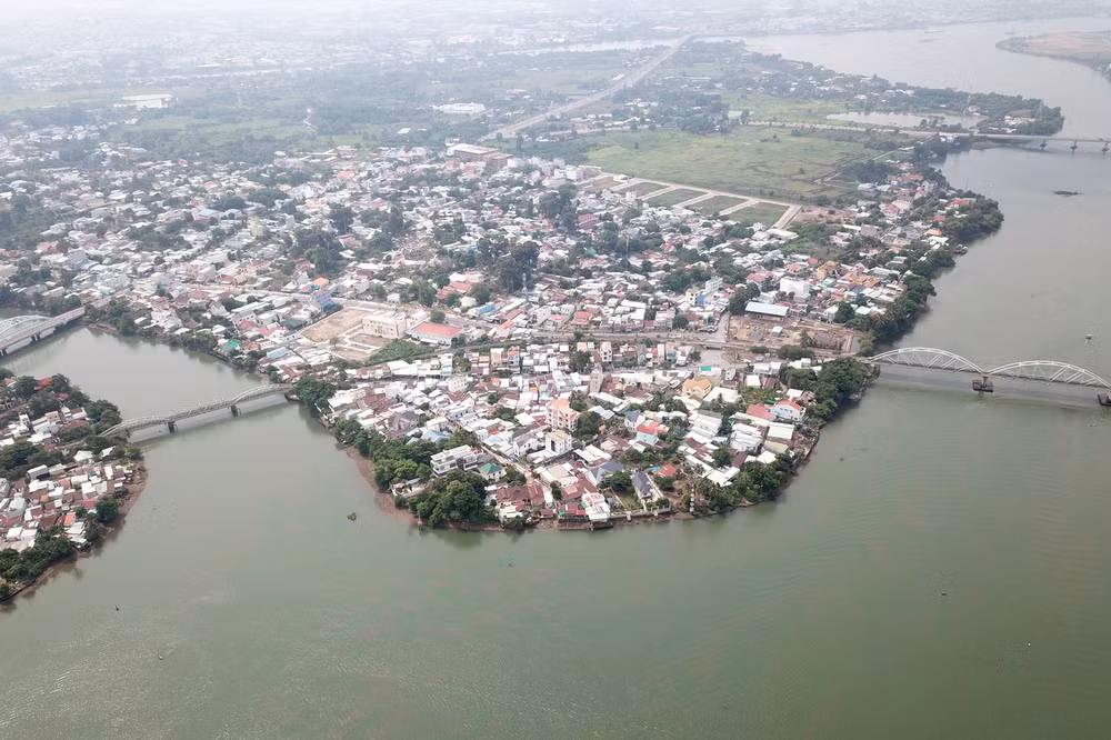 Cù lao Hiệp Hòa nằm ở vị trí đắc địa khi được bao bọc bởi sông Đồng Nai.