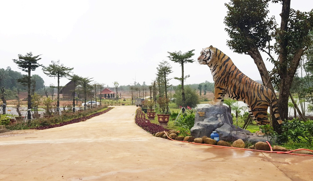 Từ Tết Nhâm Dần 2022, trên khu đất đã có công trình chào năm mới.