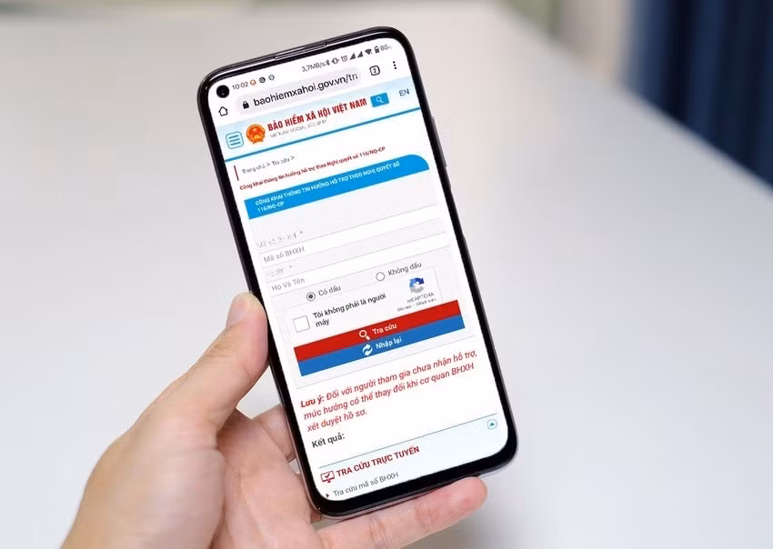 Tiện ích thanh toán các chế độ bảo hiểm xã hội không dùng tiền mặt