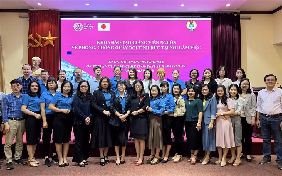 Các học viên tham gia khóa đào tạo.