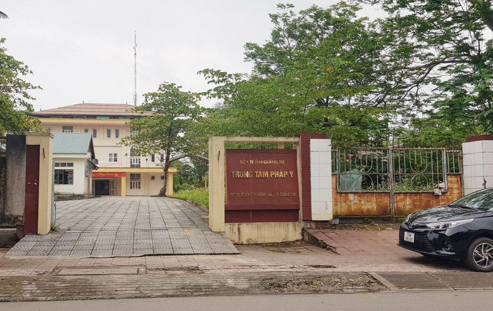 Trung tâm Pháp y tỉnh Quảng Trị tại đường Lê Lợi, thành phố Đông Hà.