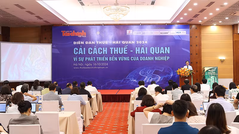 Diễn đàn Thuế-Hải quan năm 2024. (Ảnh: VGP)