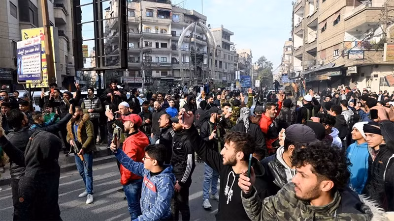 Người dân tại thủ đô Damascus, Syria. (Ảnh: THX/TTXVN)