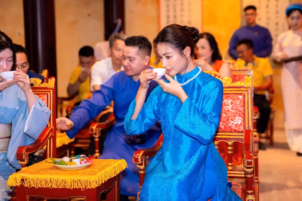 Hoa hậu Hoàn vũ Việt Nam-Miss Cosmo Vietnam 2023 Xuân Hạnh tự hào khi tham dự chương trình.