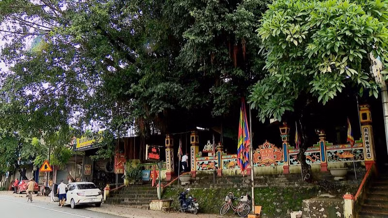 Đền Quán Cháo, thành phố Tam Điệp có từ khoảng cuối thế kỷ 18. Năm 2009, đền này được xếp hạng Di tích lịch sử-văn hóa cấp tỉnh. (Ảnh: XUÂN CƯƠNG)