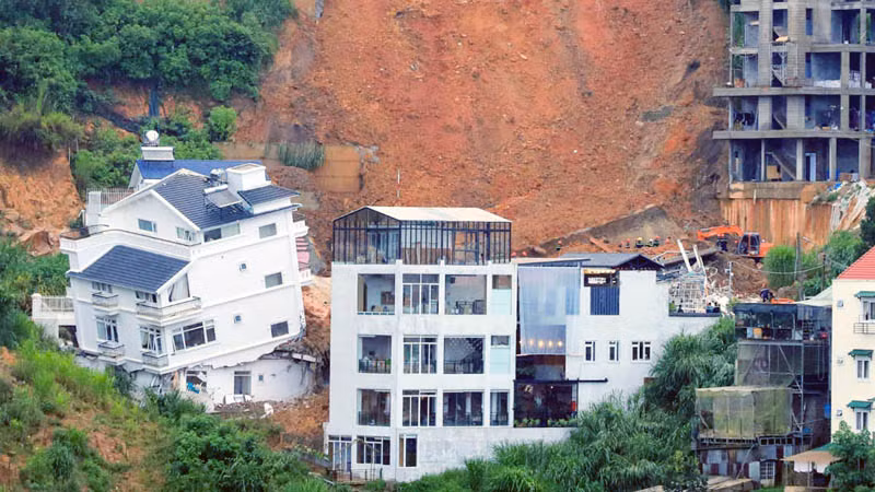 Chủ động xử lý đoạn ta-luy tại vị trí sạt lở nghiêm trọng ở Đà Lạt ảnh 5