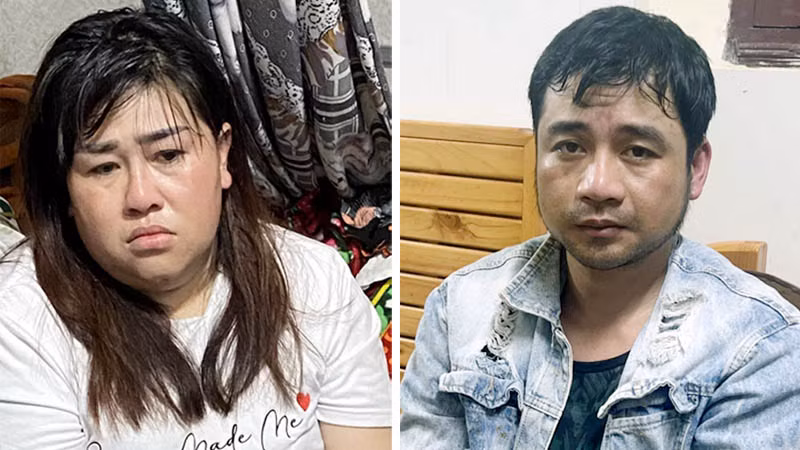 Hai đối tượng Trang và Dũng vừa bị khởi tố, bắt tạm giam.