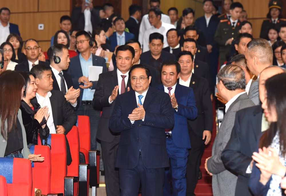 Thủ tướng Phạm Minh Chính dự Hội nghị công bố Quy hoạch và xúc tiến đầu tư tỉnh Hải Dương.