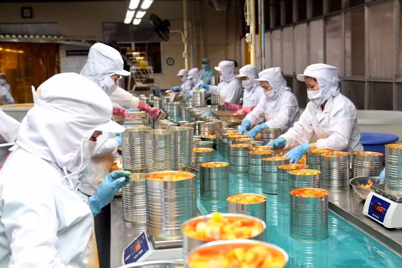 Doanh nghiệp tăng cường chế biến để nâng cao giá trị xuất khẩu rau quả.