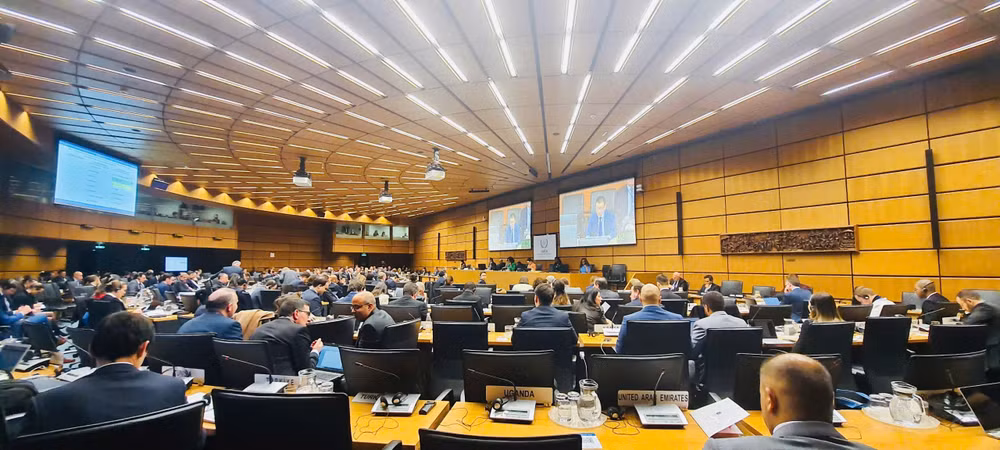 Toàn cảnh Phiên họp HĐTĐ IAEA tháng 3/2025.