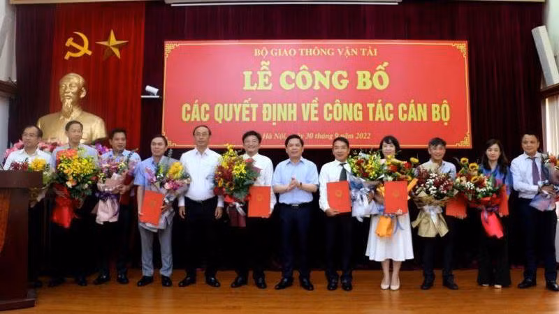 Bộ Giao thông vận tải kiện toàn tổ chức bộ máy nhân sự