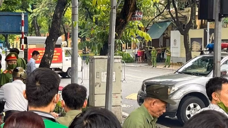 Hiện trường vụ việc.