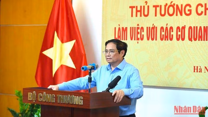 Thủ tướng Phạm Minh Chính phát biểu tại Hội nghị.