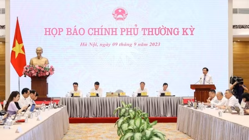 Họp báo Chính phủ thường kỳ tháng 8