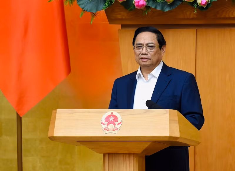 Thủ tướng Phạm Minh Chính phát biểu tại phiên họp. Thủ tướng Phạm Minh Chính phát biểu tại phiên họp.