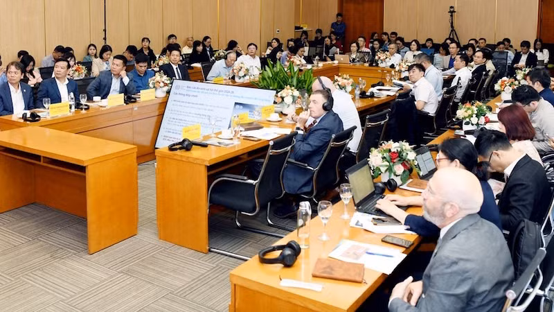 Quang cảnh Lễ công bố Báo cáo An sinh xã hội Thế giới 2024-2026.