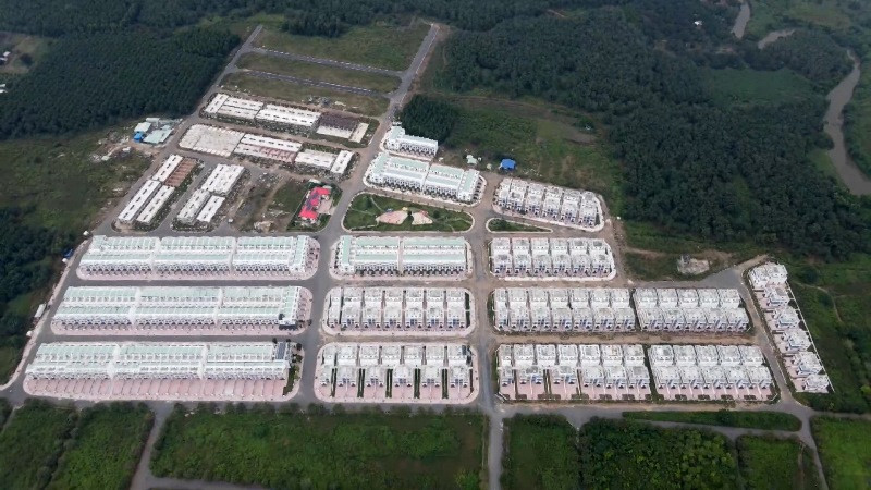 Toàn cảnh Dự án khu dân cư Tân Thịnh. 