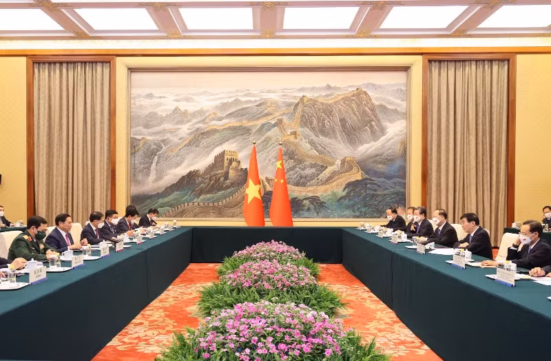 Quang cảnh cuộc hội kiến.