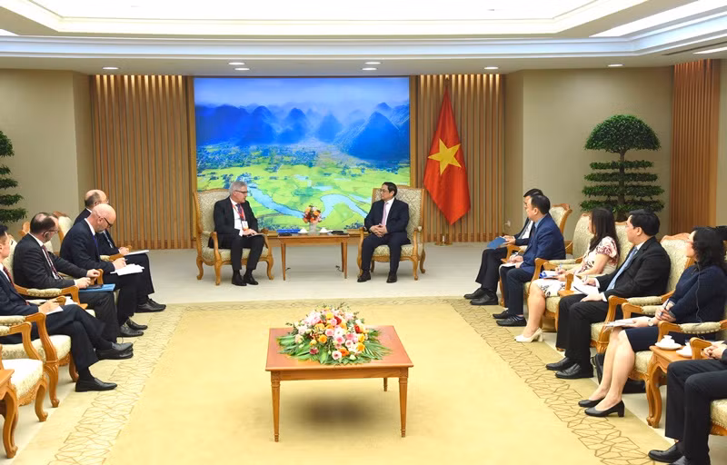 Quang cảnh buổi tiếp.