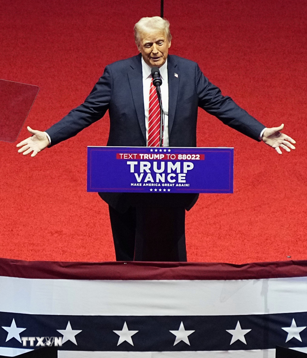 Ảnh] Ông Donald Trump chính thức trở thành Tổng thống thứ 47 của nước Mỹ | Báo Nhân Dân điện tử