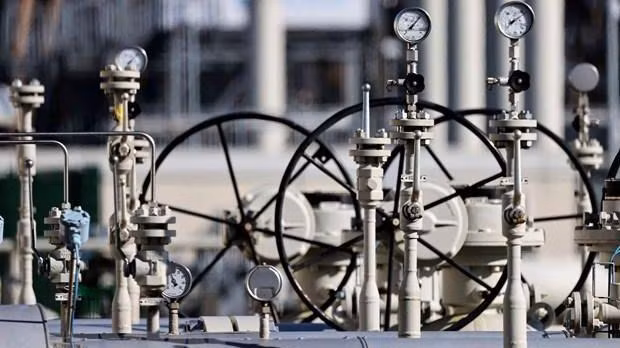 Đường ống dẫn khí đốt của hệ thống Dòng chảy phương Bắc 1 tại Lubmin, Đức. (Ảnh: Reuters/TTXVN)