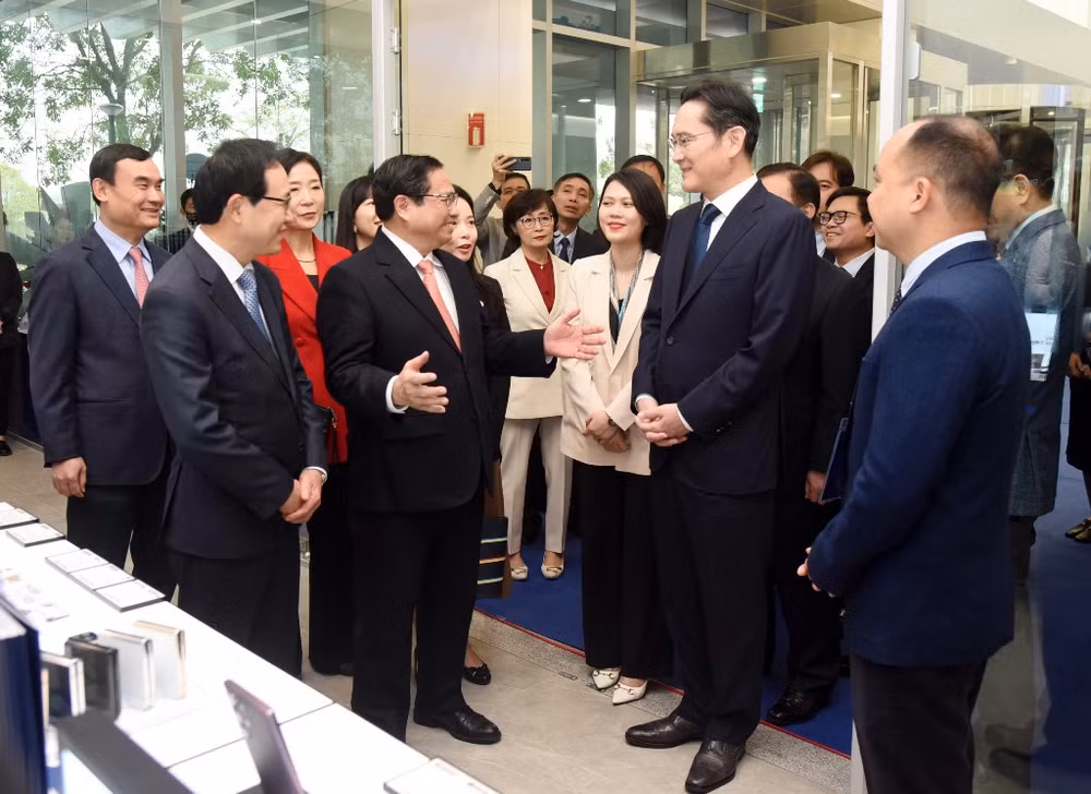 [Ảnh] Thủ tướng Phạm Minh Chính dự khánh thành Trung tâm Nghiên cứu và Phát triển của Samsung ảnh 1