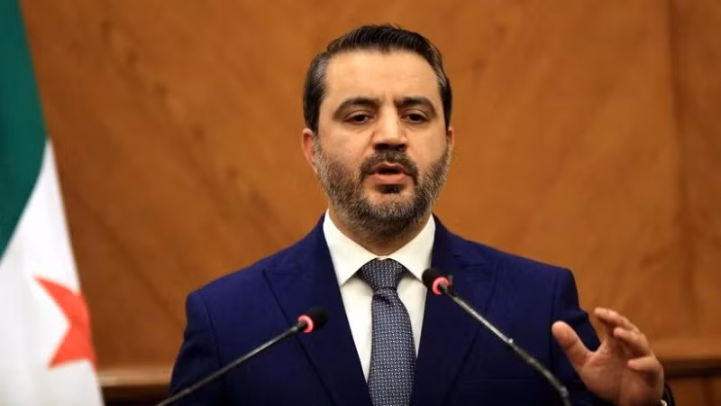 Người đứng đầu ngành ngoại giao của chính quyền chuyển tiếp ở Syria, ông Asaad Hassan al-Shibani. (Ảnh: THX/TTXVN)