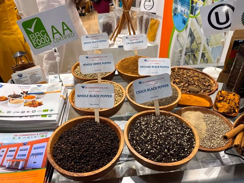 Các sản phẩm hồ tiêu thụ hút sự quan tâm của các nhà phân phối Pháp.