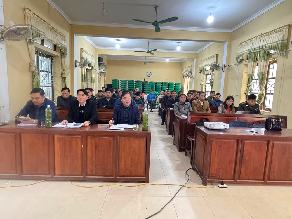 Hội nghị tập huấn tuyên truyền phổ biến về ERPA tại địa bàn huyện Tương Dương.