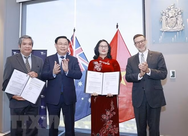Chủ tịch Quốc hội dự Diễn đàn hợp tác giáo dục Việt Nam-Australia ảnh 9