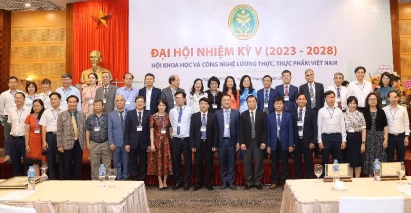 Ban Chấp hành Hội Khoa học và Công nghệ Lương thực, thực phẩm Việt Nam khóa V, nhiệm kỳ 2023-2028.