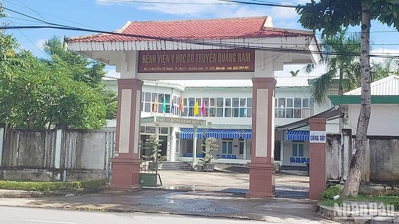 Bệnh viện Y học cổ truyền Quảng Nam, nơi xảy ra nhiều sai phạm trong quản lý tài chính.