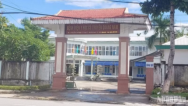 Bệnh viện Y học cổ truyền Quảng Nam, nơi xảy ra nhiều sai phạm trong quản lý tài chính.
