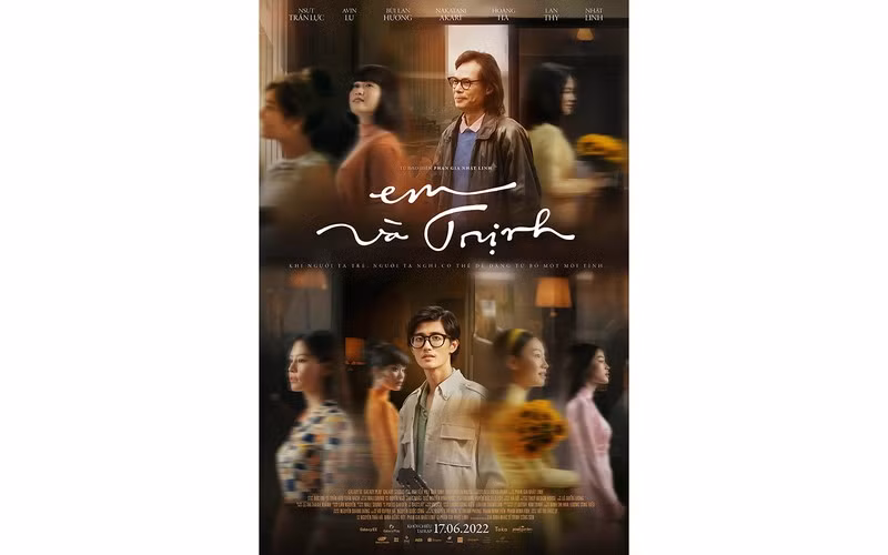 Tháng 9/2022 nhà sản xuất phim "Em và Trịnh" đã đưa ra lời xin lỗi Giáo sư Michiko - "nàng thơ" một thời của Trịnh Công Sơn - vì khai thác đời tư không xin phép. Trong ảnh: Poster phim "Em và Trịnh".