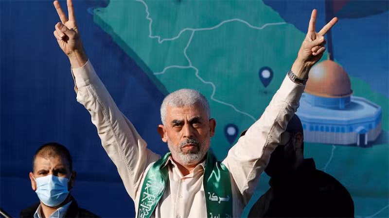 Tân thủ lĩnh chính trị của phong trào Hamas Yahya Sinwar. Ảnh chụp tại Gaza, ngày 24/5/2021. (Ảnh: Reuters)