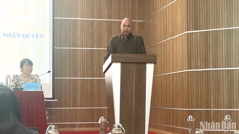 Thượng tọa Thích Đức Thiện cung cấp thông tin về Đại lễ Vesak 2025.