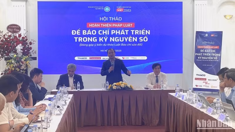 Hoàn thiện pháp luật để báo chí phát triển trong kỷ nguyên số. Hoàn thiện pháp luật để báo chí phát triển trong kỷ nguyên số.